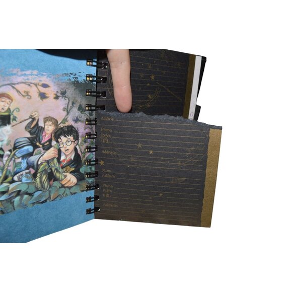 Vintage y2k 2000 Harry Potter Spiral Address Book Preowned Nostalgic Pre Film - Picture 6 of 7